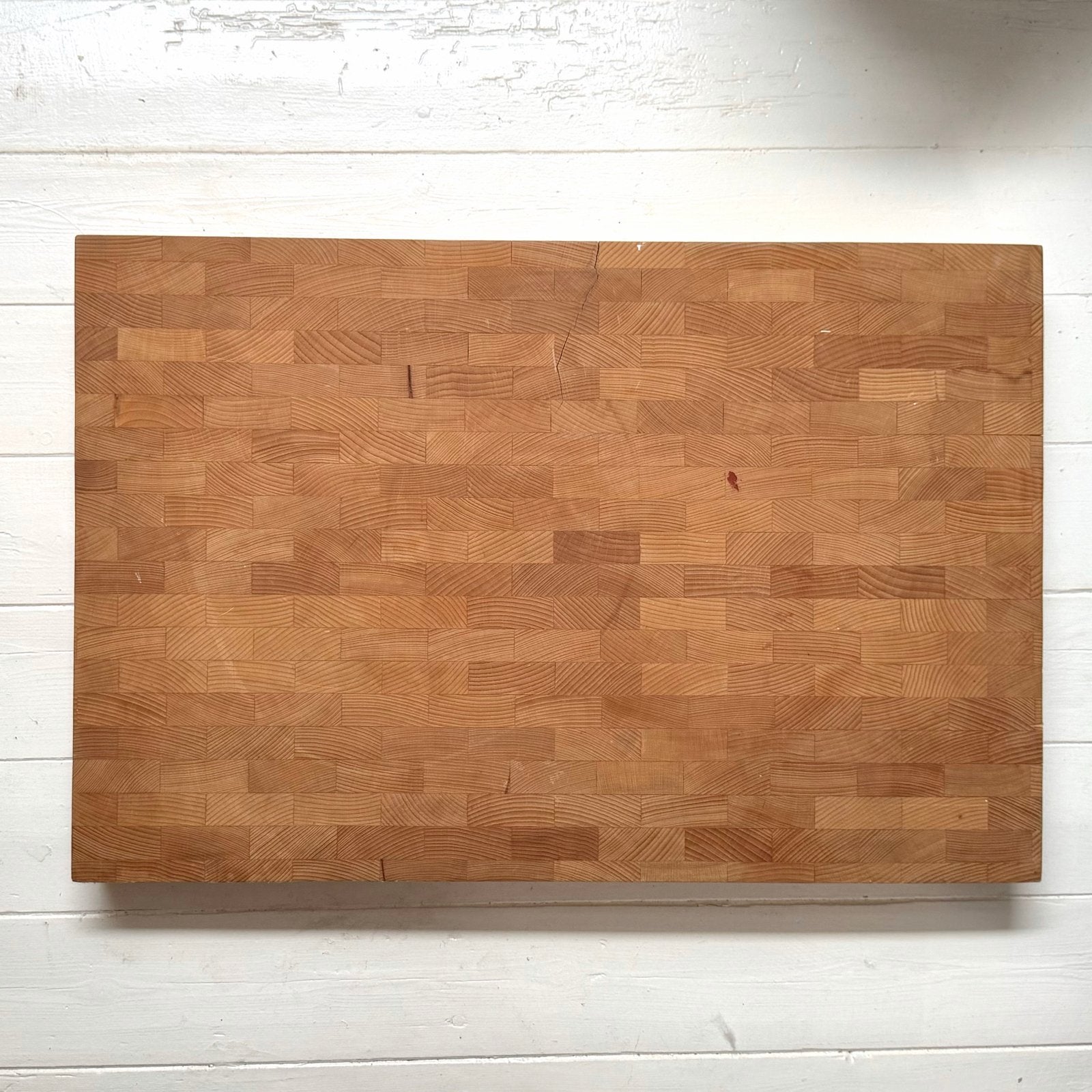 Massief Hak- Snijblok Butler L61 x B41,5 x H6 cm, Gebruikt, Hout, Snij-/serveerplank, Ophalen of Verzenden