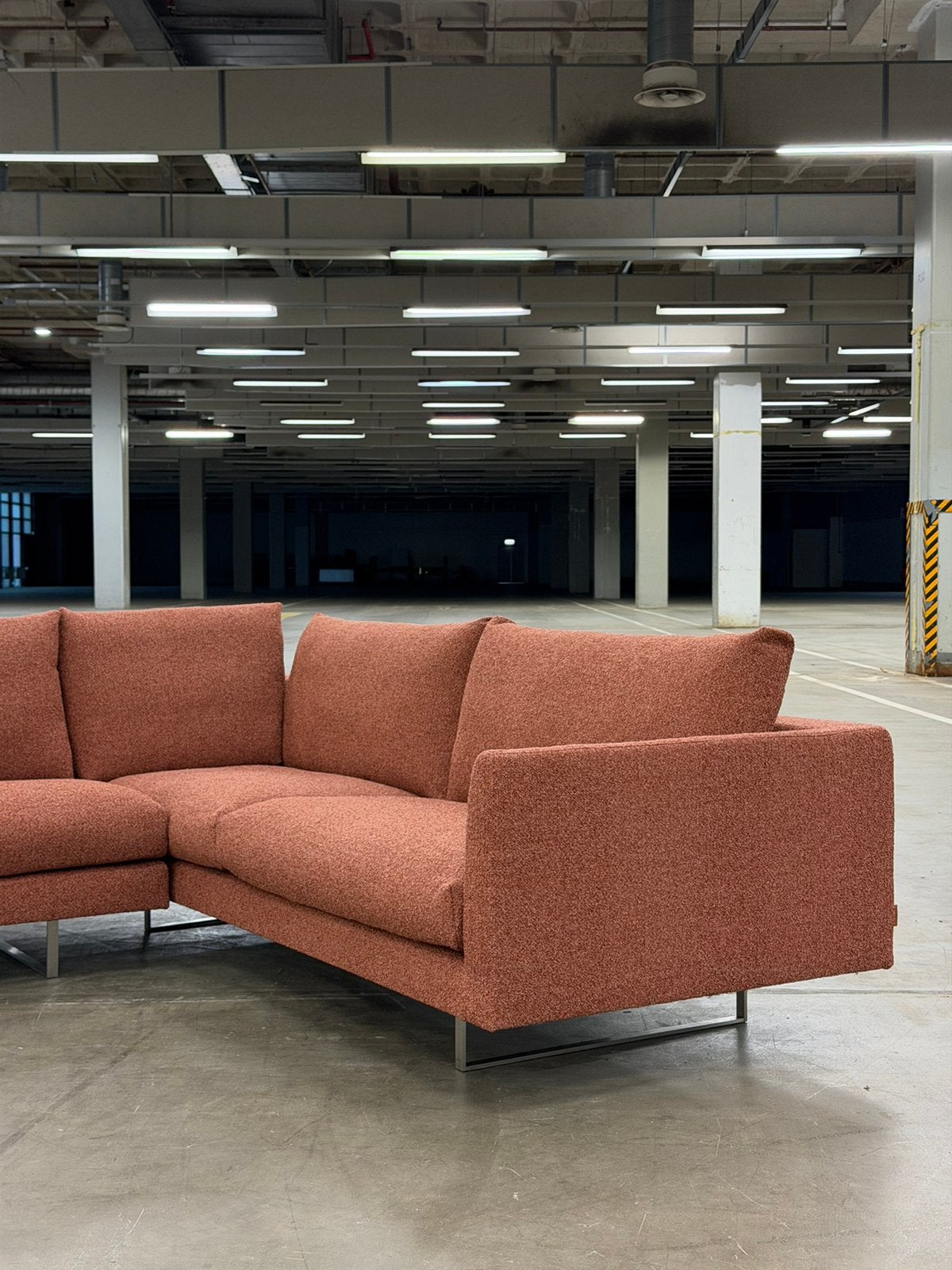Montis Axel Hoekbank | Boucle | NIEUWSTAAT + Garantie, Metaal, Hoekbank, 300 cm of meer, Ophalen of Verzenden
