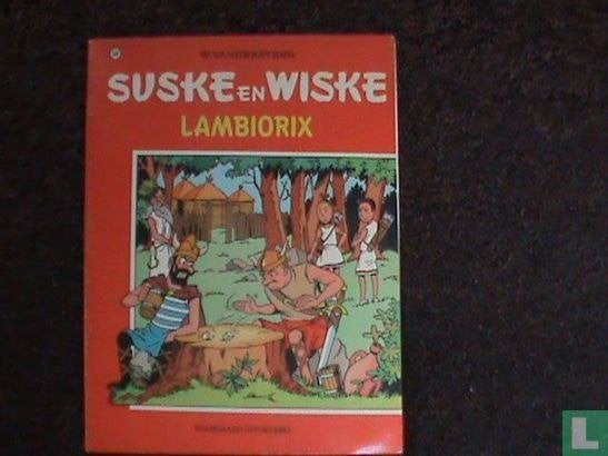 Suske en Wiske Lambiorix 1e druk 1973 met sticker, Eén stripboek, Ophalen of Verzenden, Zo goed als nieuw