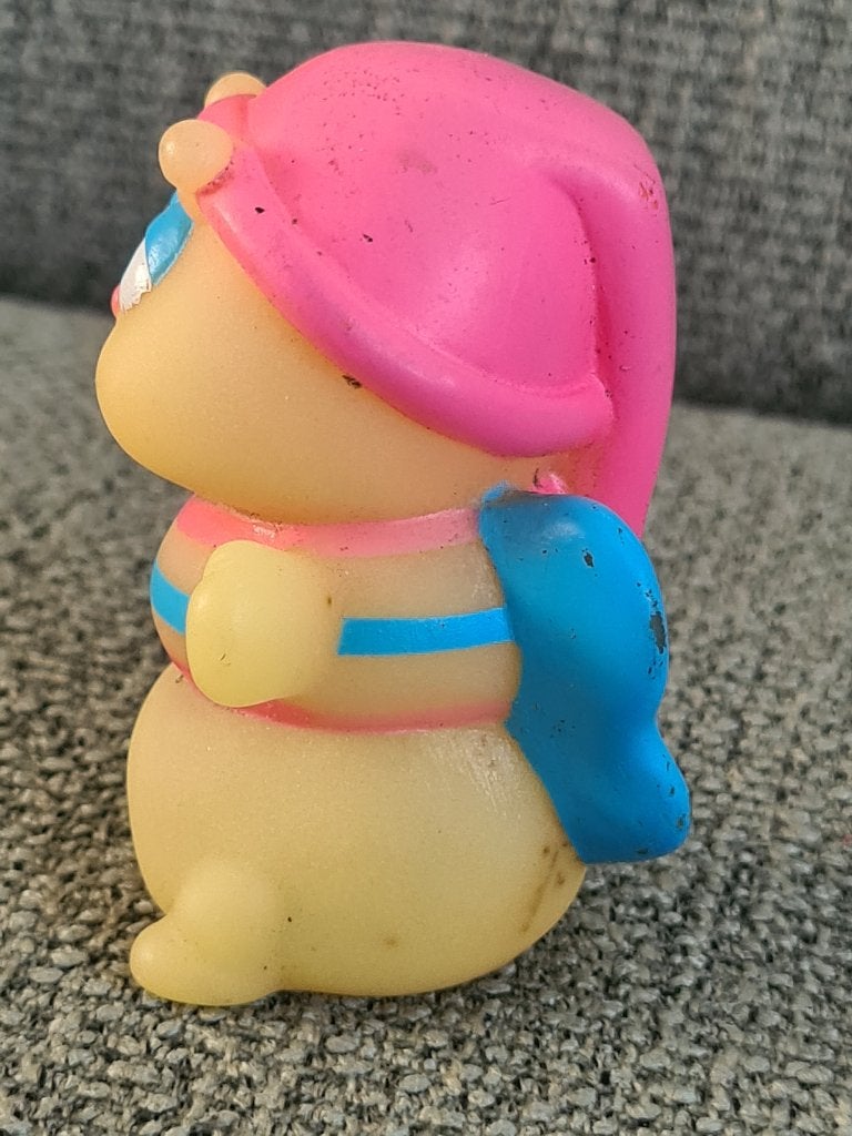 Glo friends worm glow in the dark vintage poppetje playskool, Gebruikt, Playskool hasbro, Ophalen of Verzenden, Nvt