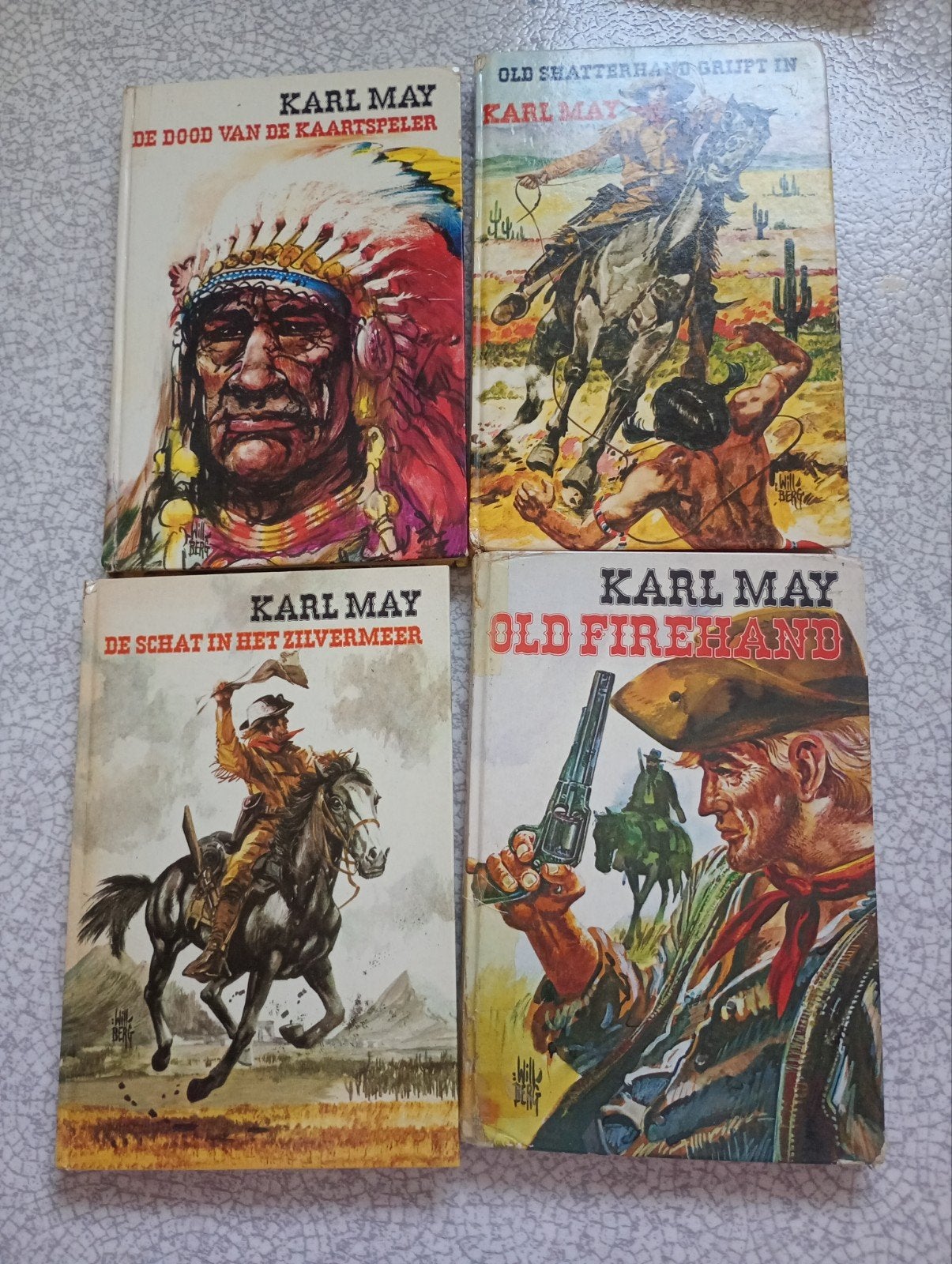 Karl May Boeken Collectie - 4 Western Avonturen, Ophalen of Verzenden