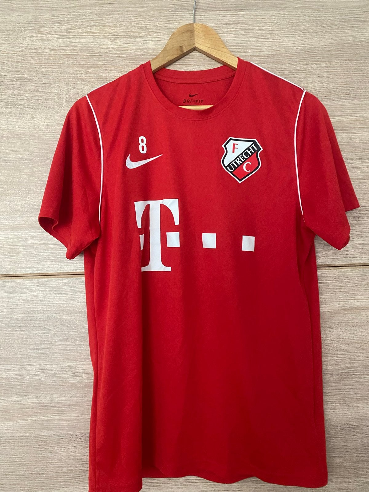 FC Utrecht voetbalshirt Nike Dry-Fit - Maat L nummer 8, Maat L, Ophalen of Verzenden, Gebruikt, Shirt