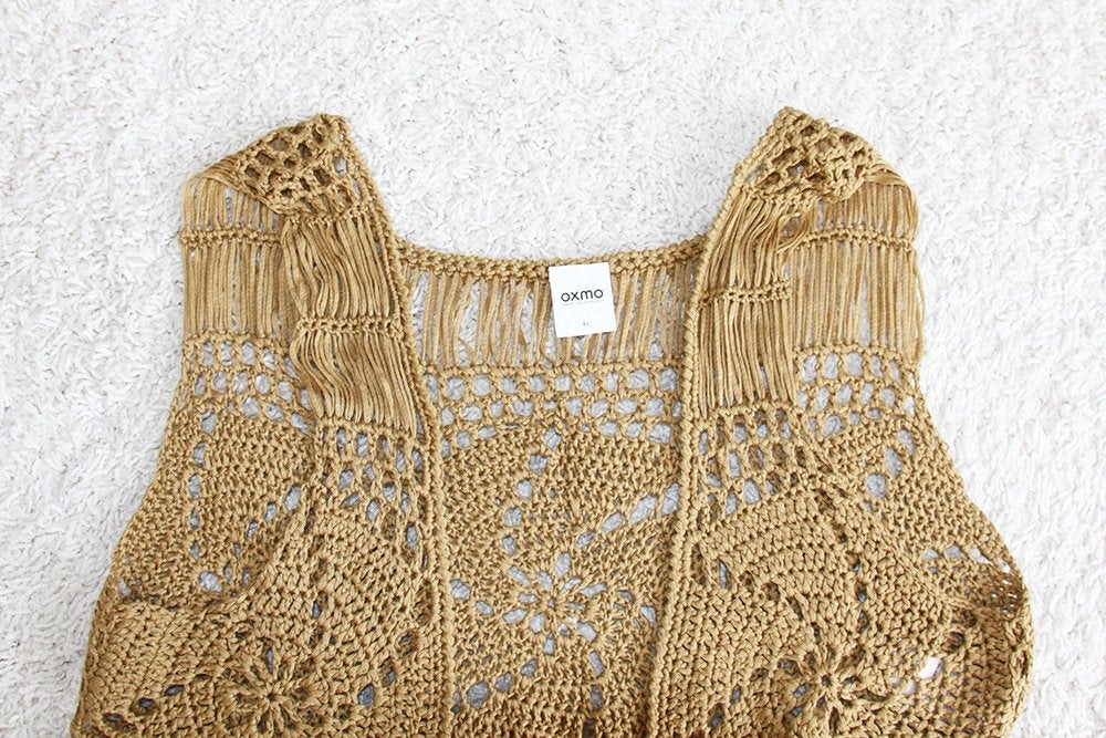 Prachtig Oxmo Hesje (XL) - 34 € 20,-, Kleding | Dames, Oxmox, Bruin, Maat 46/48 (XL) of groter, Ophalen of Verzenden
