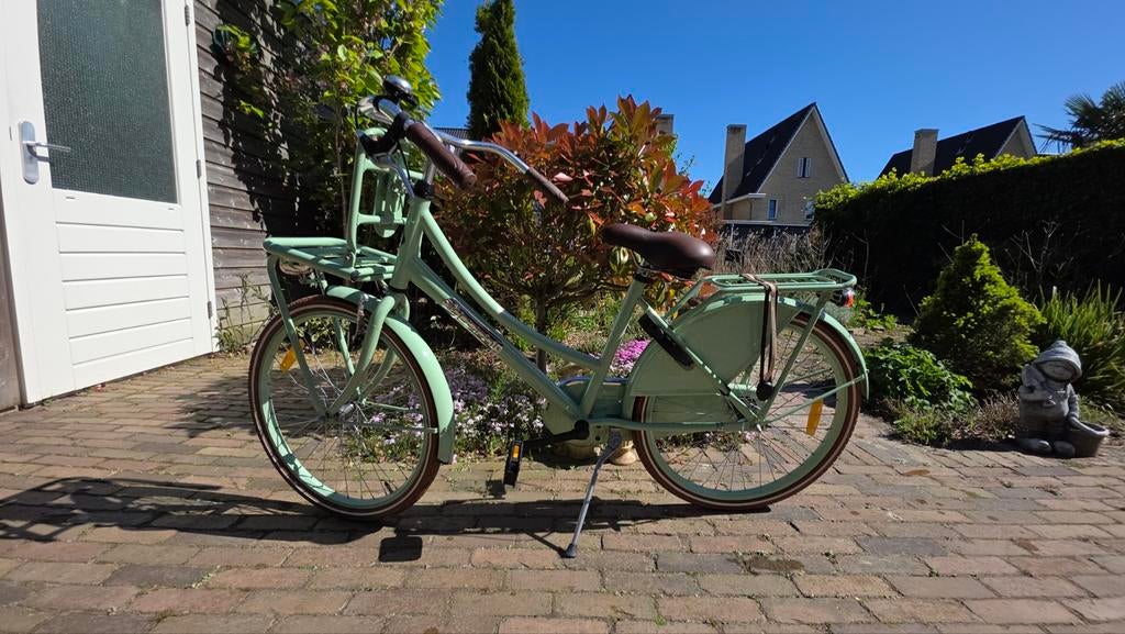 Popal Daily Dutch Basic Meisjesfiets - Groen, Terugtraprem, Ophalen, Overige merken, Gebruikt