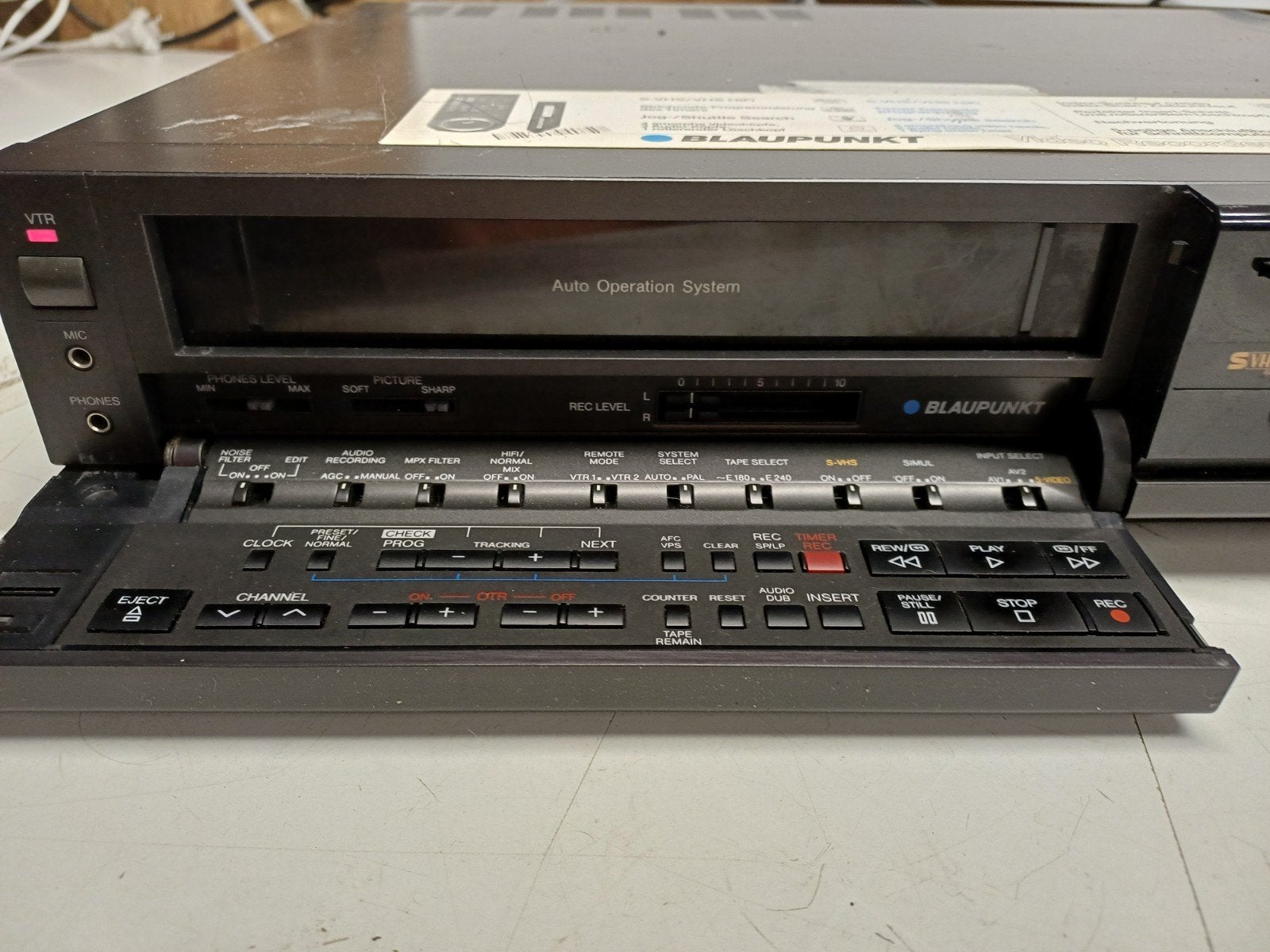 Blaupunkt SVHS speler RTV-915 hifi - Goede staat, werkend, Audio, Tv en Foto, Videospelers, Ophalen of Verzenden, Gebruikt, VHS-speler of -recorder