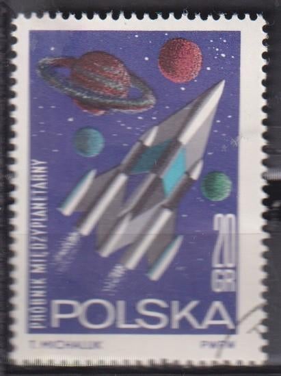 Polen 1964 Ruimtevaart, Postzegels en Munten, Verzenden, Gestempeld, Overige thema's