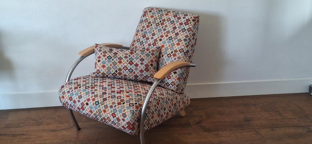 Gelderland fauteuil 5470 design jan des bouvrie als nieuw, Huis en Inrichting, Fauteuils, Ophalen, 75 tot 100 cm, Zo goed als nieuw