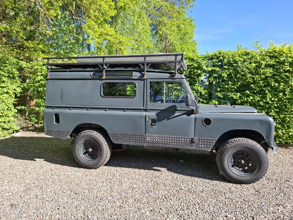 Land Rover Series 3 1980, 24V, daktent, wegenbelastingvrij, Stof, Land Rover, 4 cilinders, 61 pk