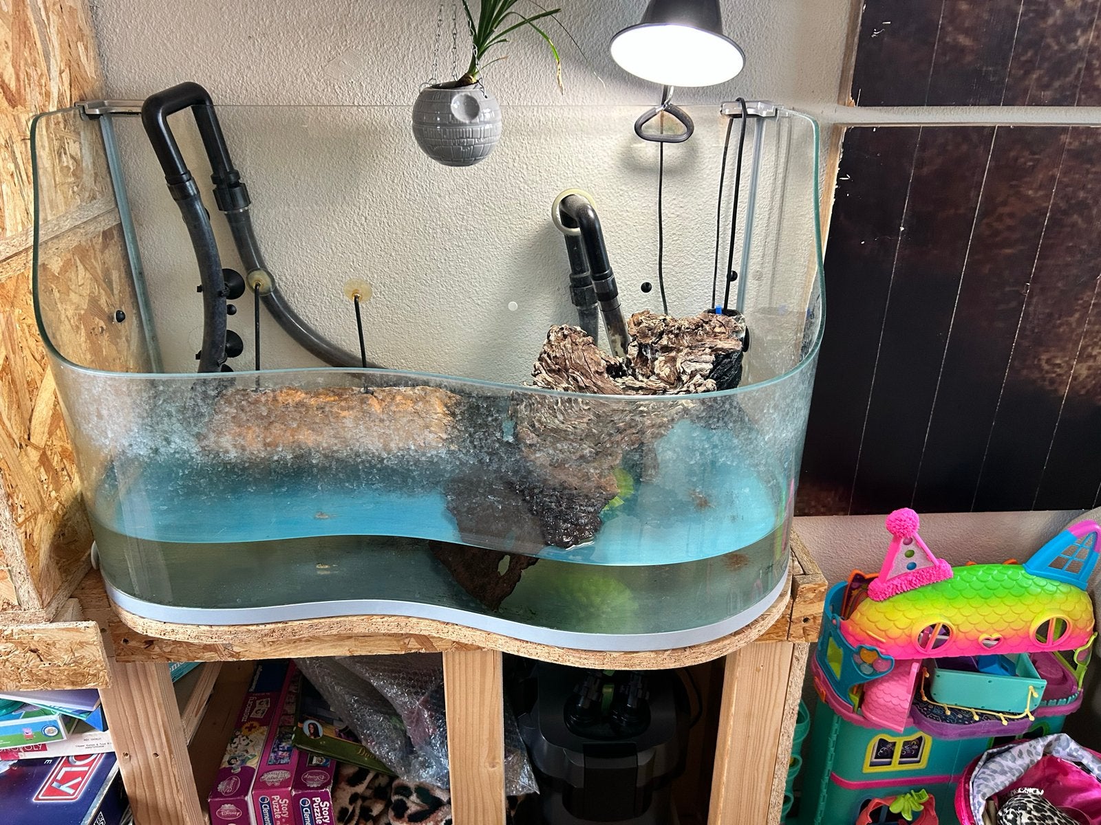 Schildpadden bak met pomp, Dieren en Toebehoren, Ophalen, Leeg aquarium