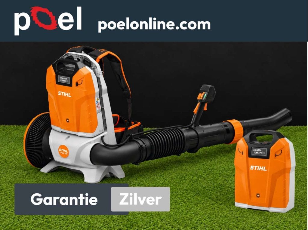 STIHL BGA 300 SET - inclusief accu en occasion snellader., Niet ingevuld, STIHL, Info@poelonline.nl, Ophalen of Verzenden
