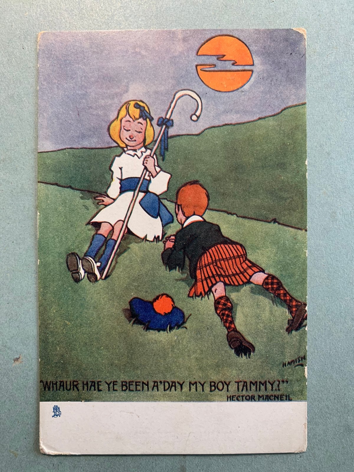 1906 Highland Laddie, Ophalen of Verzenden, Voor 1920, Gelopen, Kinderen