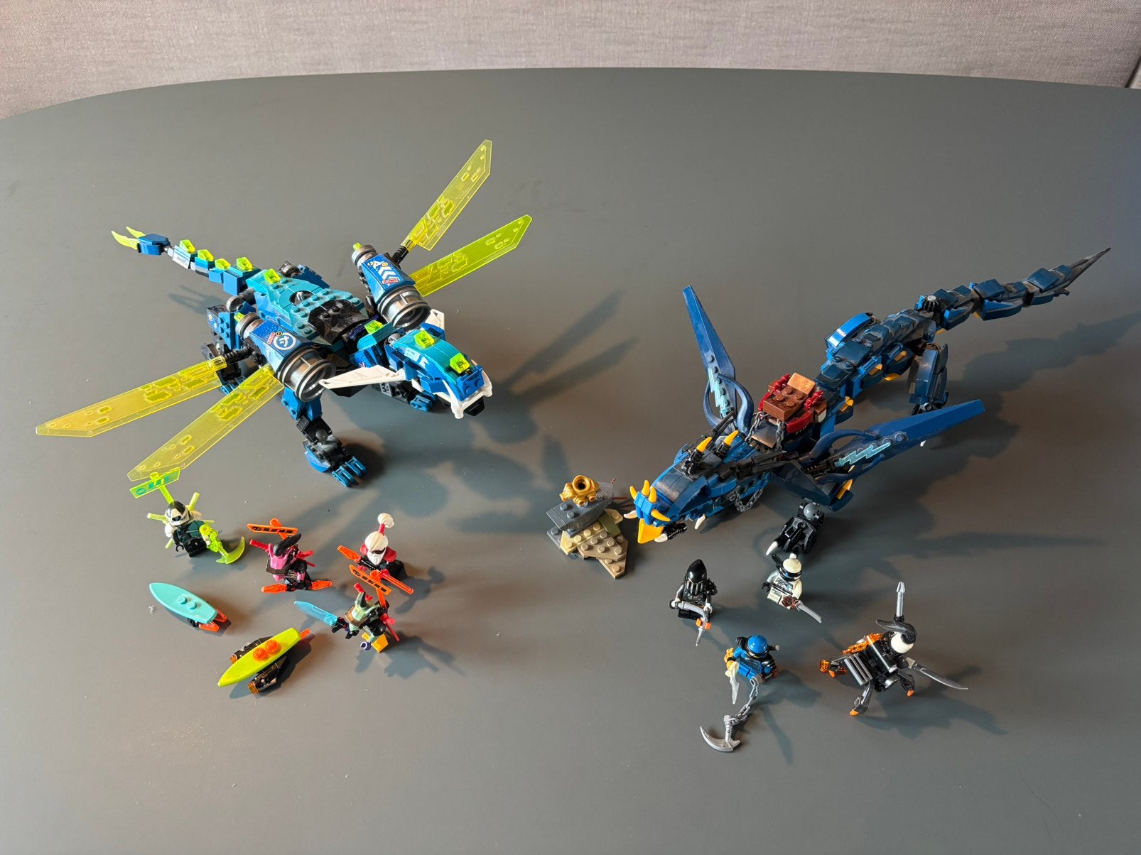 LEGO NINJAGO twee grote draken 70652 en 71711, Ophalen, Inclusief minifiguren, Lego, Zo goed als nieuw