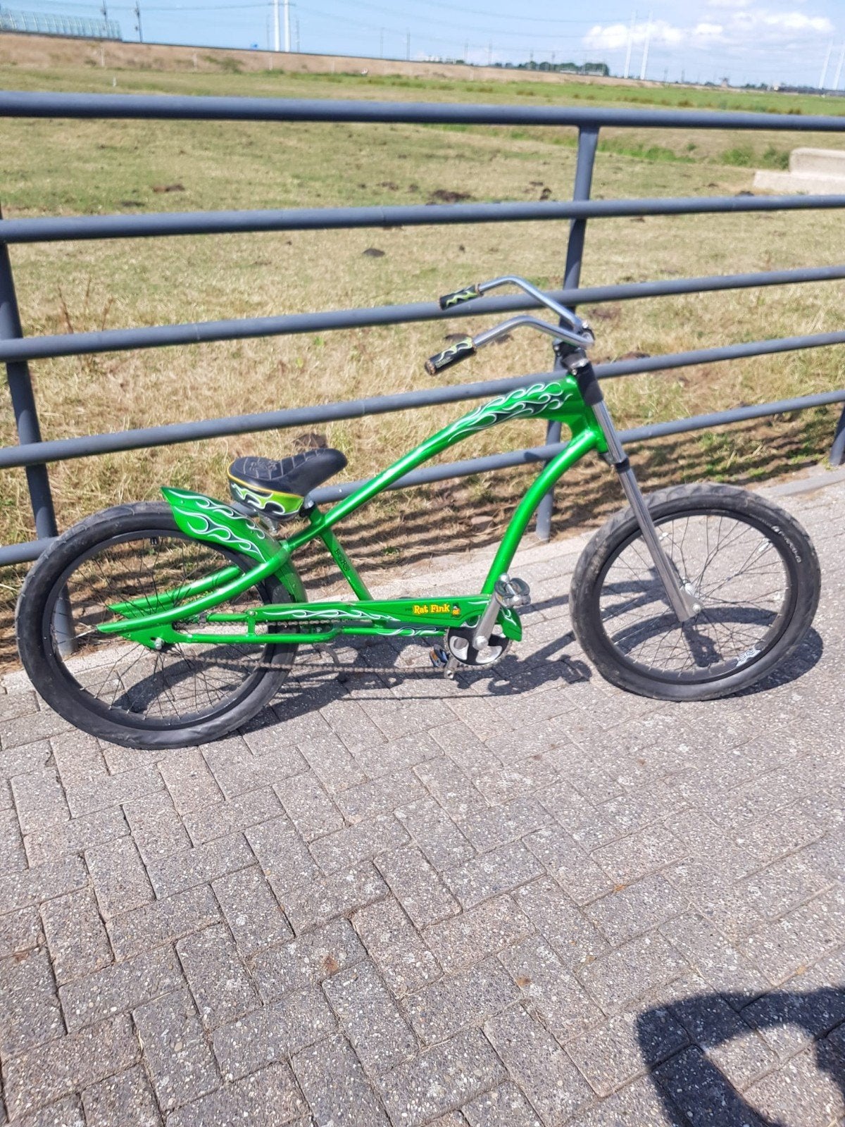 Chopper fiets, Fietsen en Brommers, Ophalen, Heren, Aluminium, Zo goed als nieuw