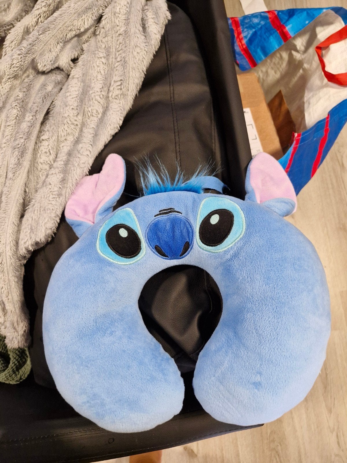 Stitch nekkussen - Ideaal voor reizen en ontspanning, Disney, Disney, Overige typen, Blauw
