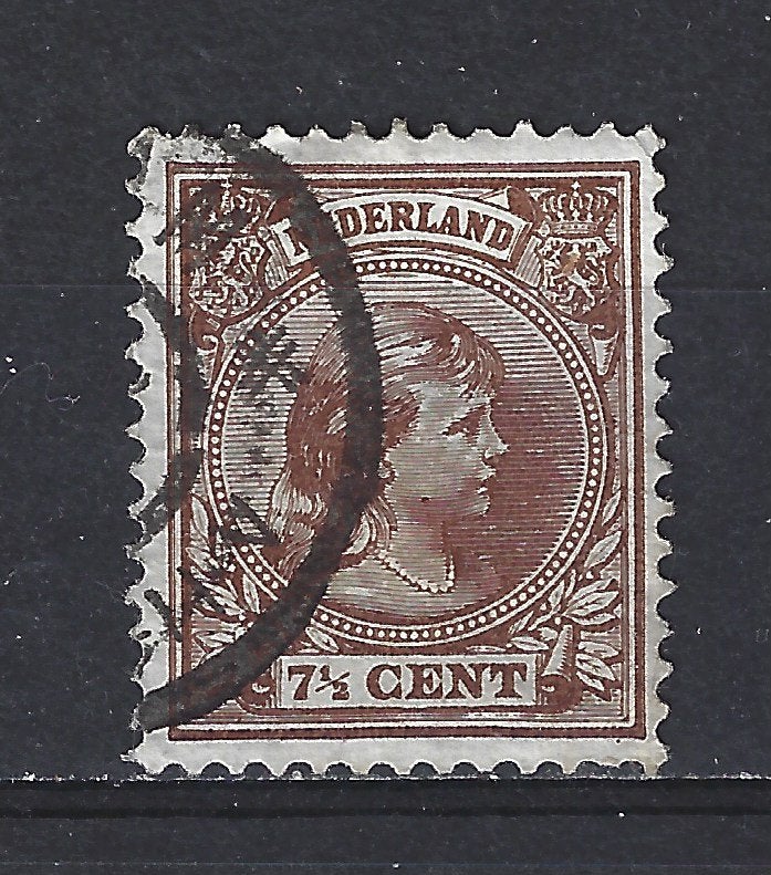 Nr. 36 gebruikt Wilhelmina 1891 Nederland voor 10% CW, Postzegels en Munten, Postzegels | Nederland, Ophalen of Verzenden, T/m 1940