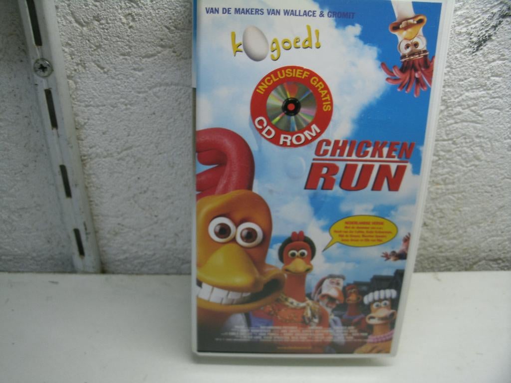 vhs 12a chicken run, Alle leeftijden, Ophalen of Verzenden, Zo goed als nieuw