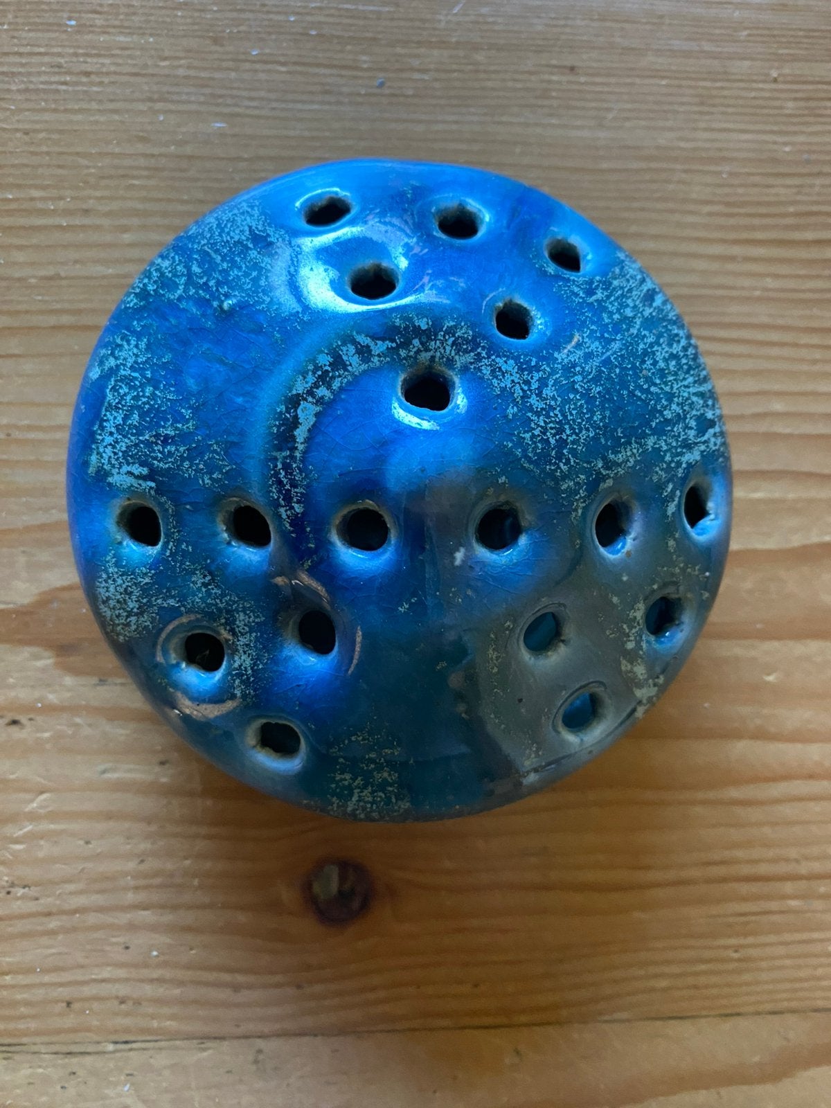 Ellen van Bendegom bloemsteker - bloemkikker, Ophalen of Verzenden, Zo goed als nieuw, Blauw