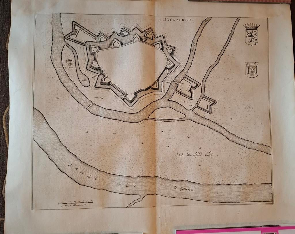 Ets Blaeu Doesburg 1649, Antiek en Kunst, Kunst | Etsen en Gravures, Ophalen of Verzenden
