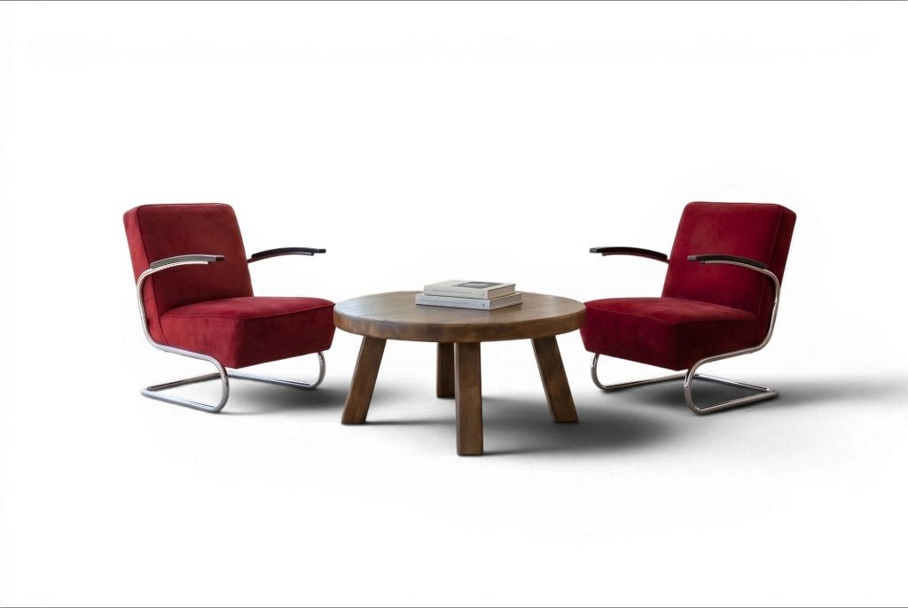 Gispen Vintage Remake fauteuils – set van 2, Ophalen, Overige materialen, 75 tot 100 cm, Gispen