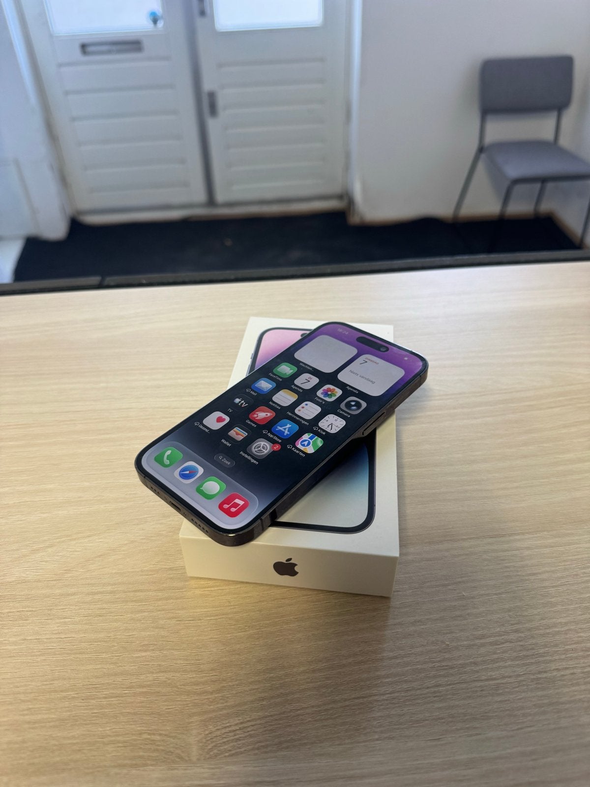 Apple iPhone 14 Pro 512GB Paars - Nieuwe batterij + Garantie, Telecommunicatie, Mobiele telefoons | Apple iPhone, Ophalen, 512 GB