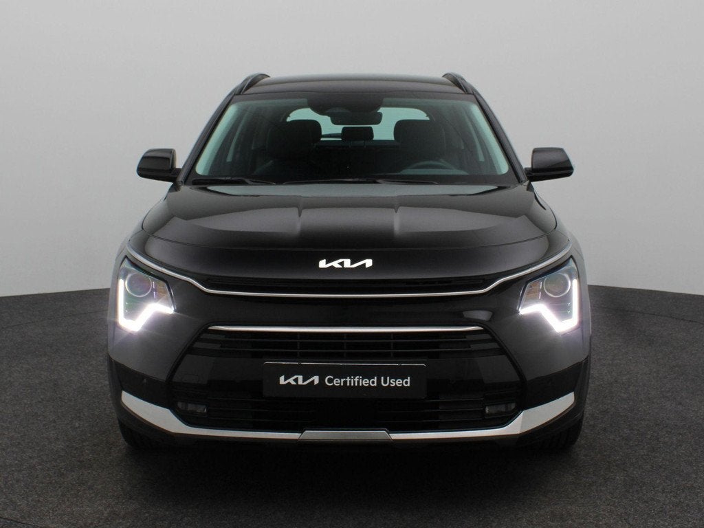 Kia Niro 1.6 GDi Hybrid DynamicLine | DEMO | Cruise Control, Auto's, Kia, Gebruikt, Euro 6, Leder en Stof, Zwart