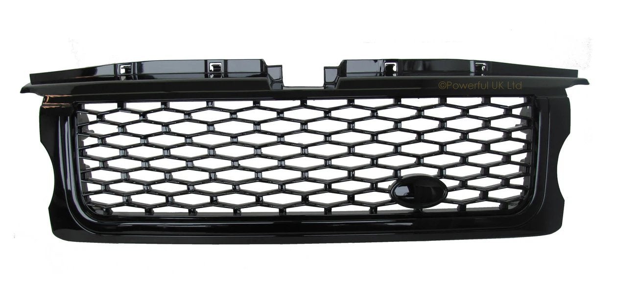 Nieuwe grill full black range rover sport met logo, Auto-onderdelen, Ophalen, Nieuw, Land Rover, Bumper