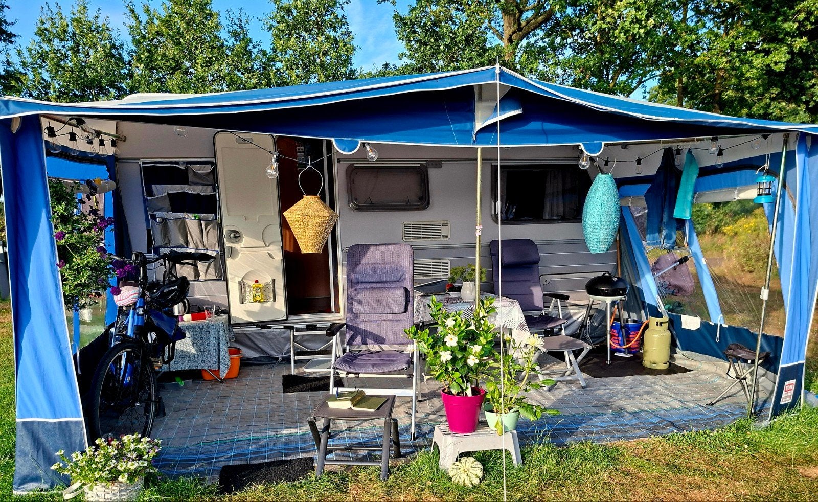 Doréma voortent - omloop 10, Caravans en Kamperen, Voortenten en Luifels, Ophalen, Gebruikt, Dorema