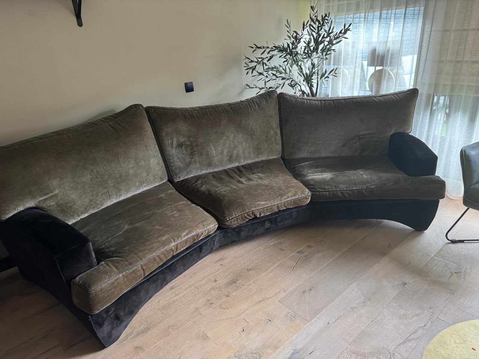 Comfortabele bank rond (vandaag ophalen gratis), Ophalen, Modern, Comfortabel, Gebruikt, 100 tot 125 cm