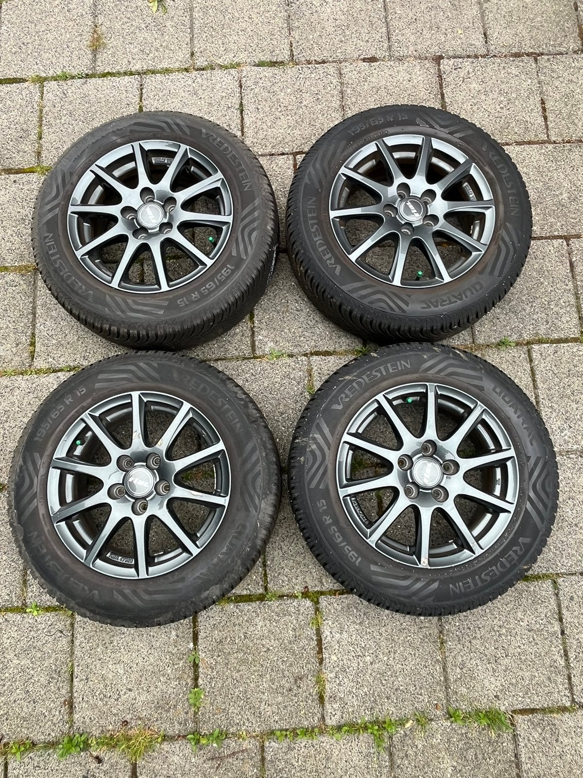Lichtmetalen velgen R15 Vredestein Quatrac all season +2 los, Ophalen, Gebruikt, 15 inch, Banden en Velgen