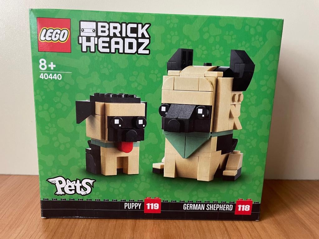 LEGO Brickheadz (40440) Duitse Herder *ZGAN*, BrickHeadz, Lego, Compleet, Ophalen of Verzenden