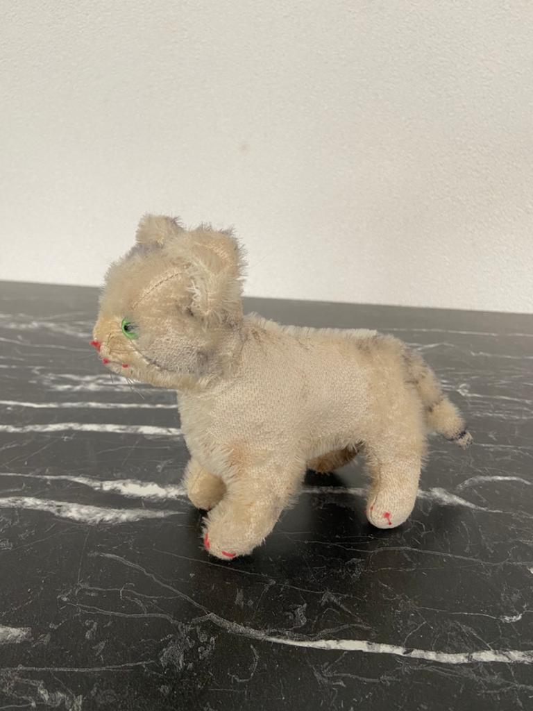 Steiff poes zonder knop 22 cm, Antiek en Kunst, Antiek | Speelgoed, Ophalen of Verzenden