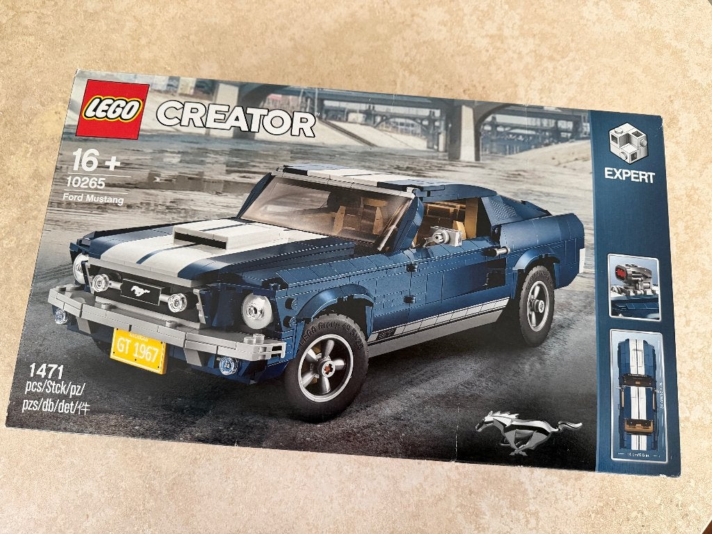 NIEUW - LEGO Ford Mustang 10265, Lego, Nieuw, Compleet, Ophalen of Verzenden