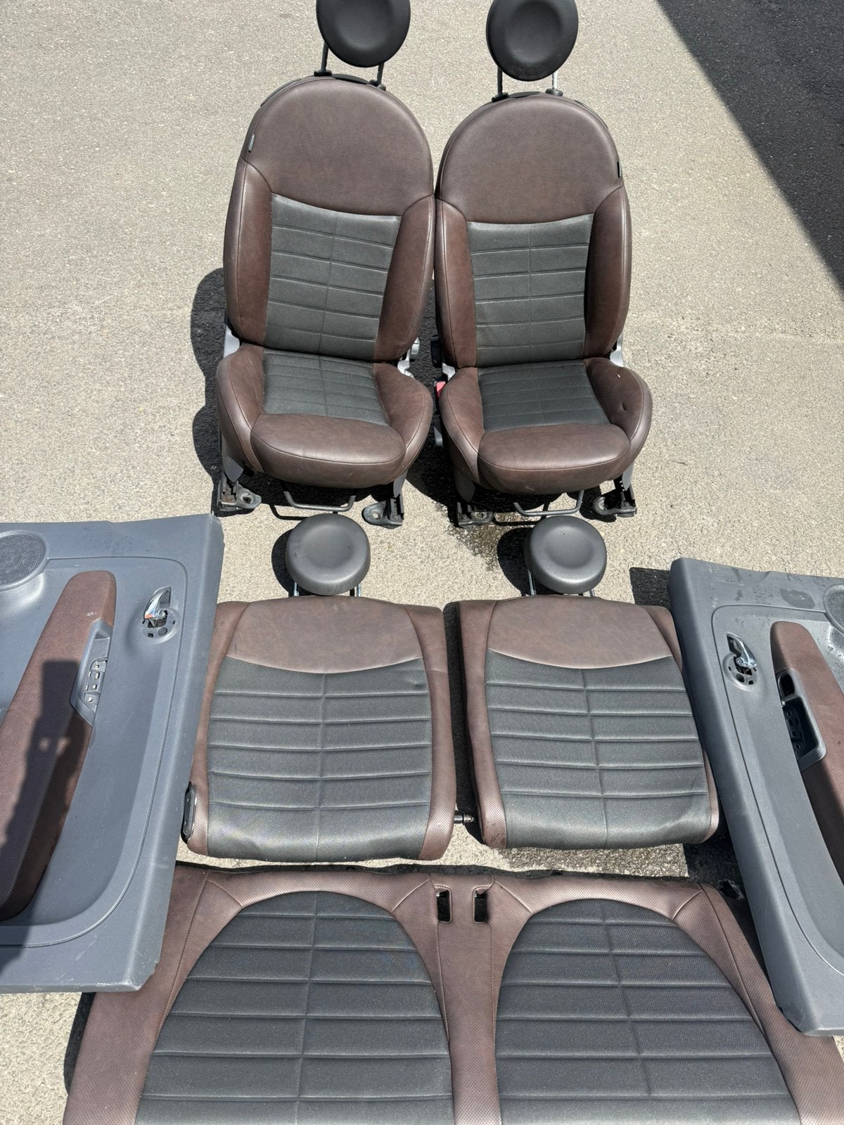 Interieur half leer  fiat 500, Auto-onderdelen, Interieur en Bekleding, Ophalen of Verzenden, Nieuw, Fiat