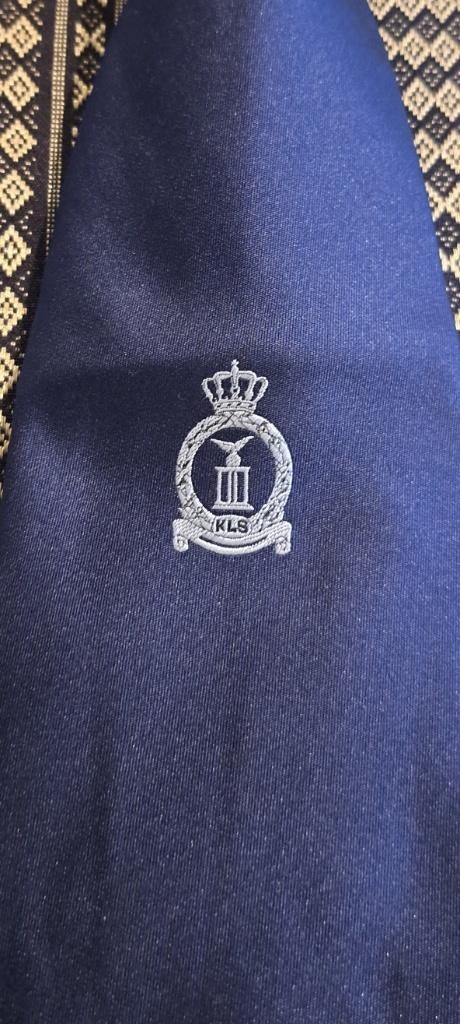 Koninklijke Luchtmacht KLS stropdas Korps Luchtmachtstaf, Ophalen of Verzenden, Luchtmacht, Nederland, Kleding of Schoenen