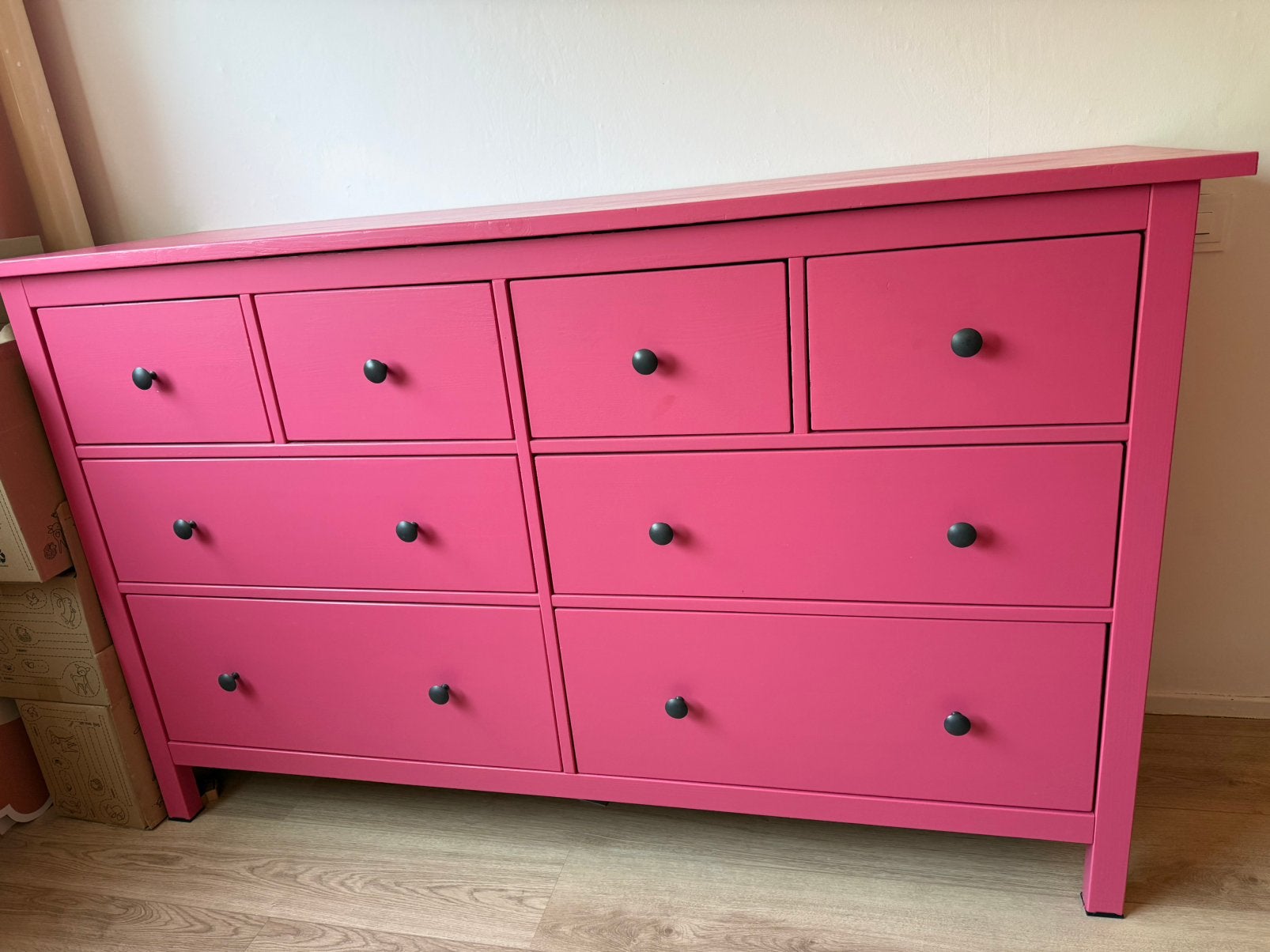Hemnes ladekast, Ophalen, 5 laden of meer, 150 tot 200 cm, Zo goed als nieuw