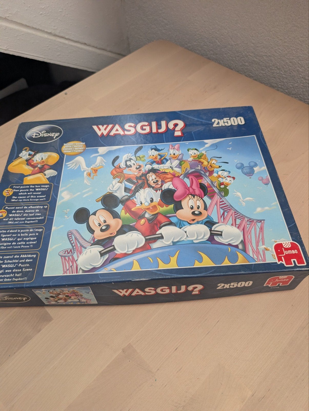 Wasgij Disney 2 x 500 stukjes, Ophalen, Zo goed als nieuw