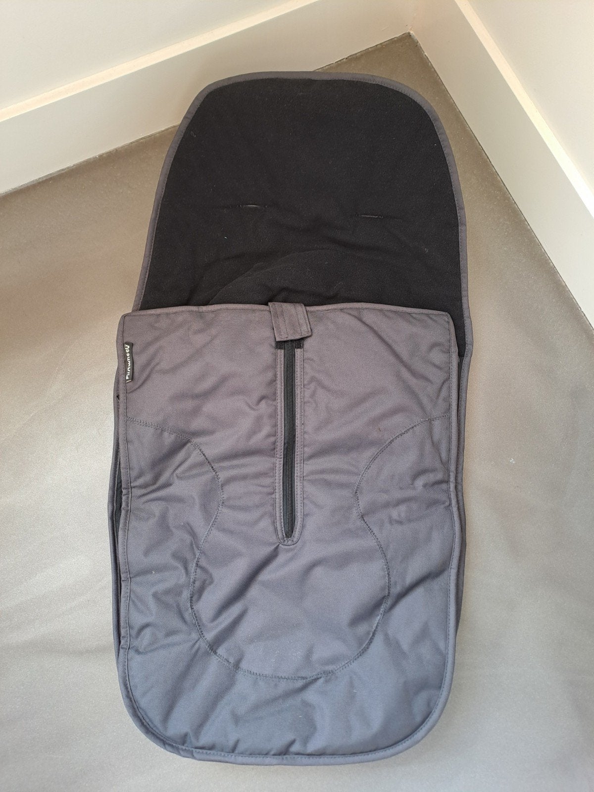 Voetenzak grijs, Ophalen of Verzenden, Gebruikt, Kinderwagen, Overige merken