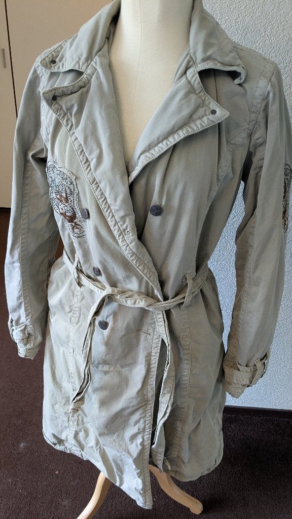 Top jas - beige - NTS (Not The Same) maat 40, Kleding | Dames, Maat 38/40 (M), Verzenden, Beige, Zo goed als nieuw
