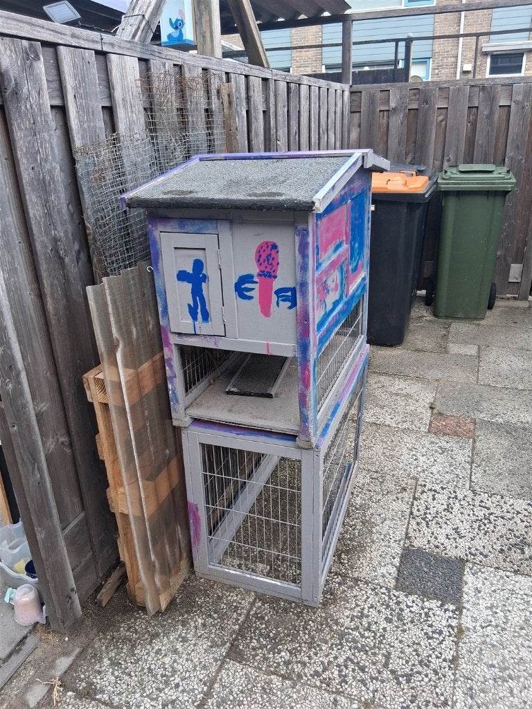 Kippen/Konijnenhok, Ophalen, Kooi, Gebruikt, 60 tot 90 cm