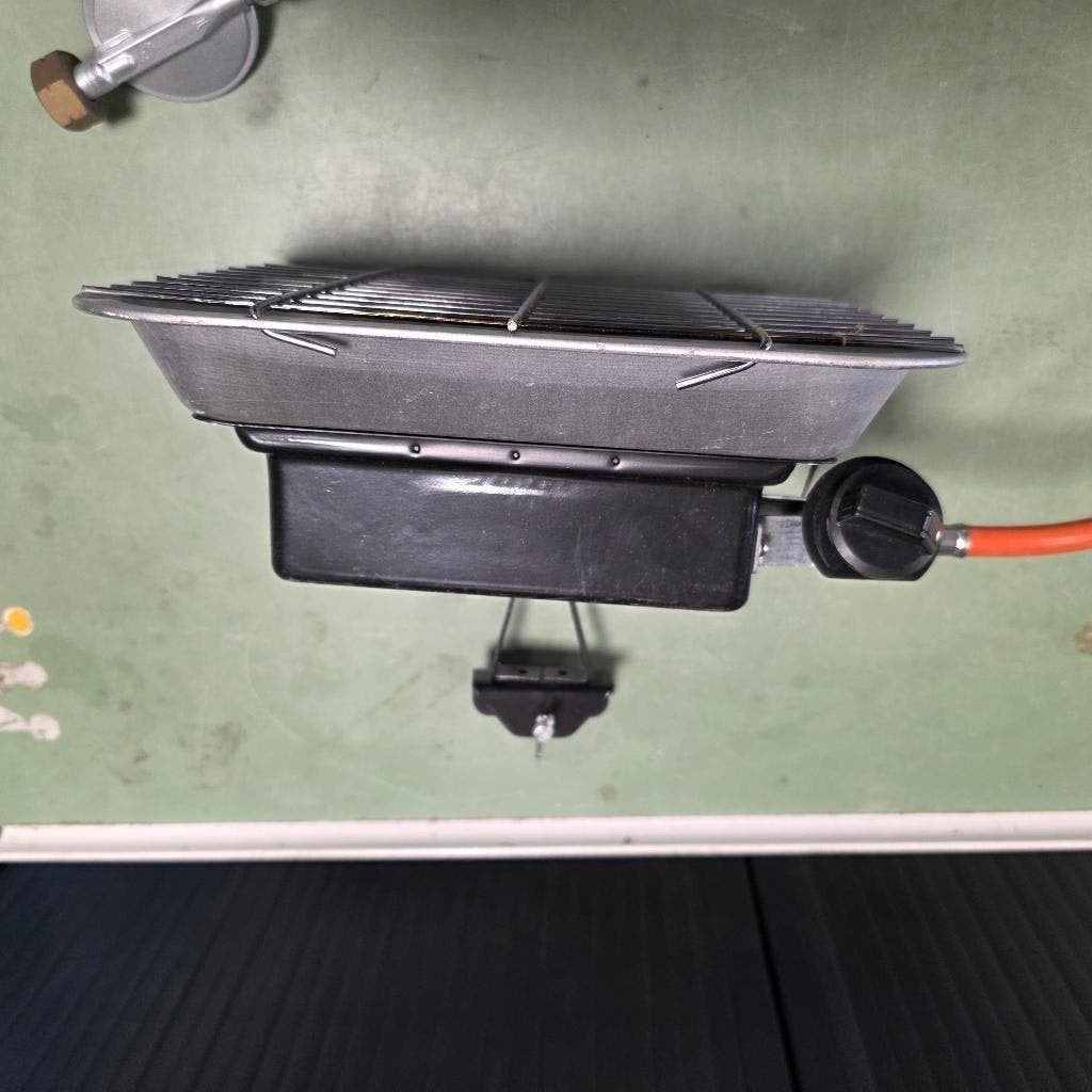 EUROMAC INFRAROODSTRALER VOOR GASFLES GS 5000FM, Tuin en Terras, Ophalen of Verzenden, Zo goed als nieuw, Gas