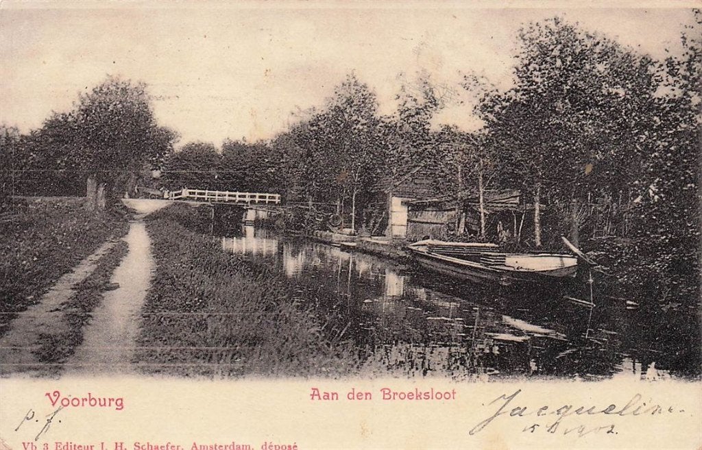 702-425-021 Voorburg Aan Den Broeksloot, Verzenden, Voor 1920, Zuid-Holland