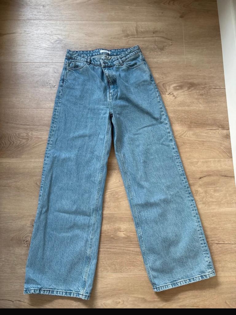 By-bar jeans Lina non stretch L, Blauw, Maat 42/44 (L), Ophalen of Verzenden, Zo goed als nieuw