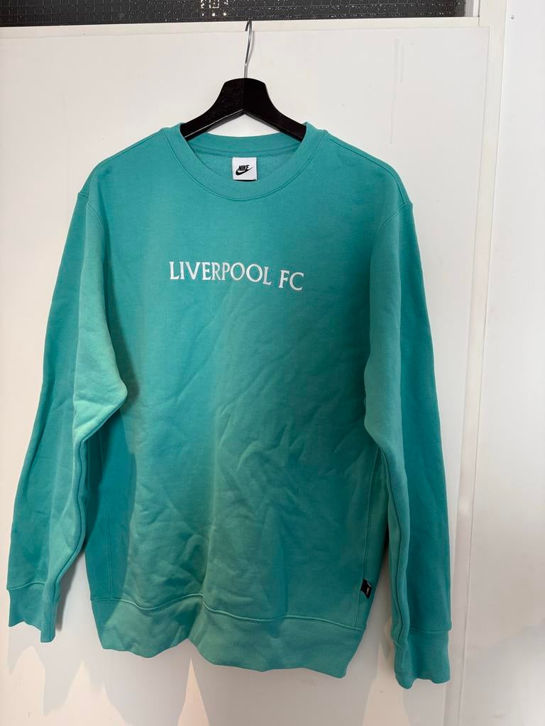 Nike Liverpool FC sweater, Ophalen of Verzenden, Gedragen, Maat 46 (S) of kleiner, Groen