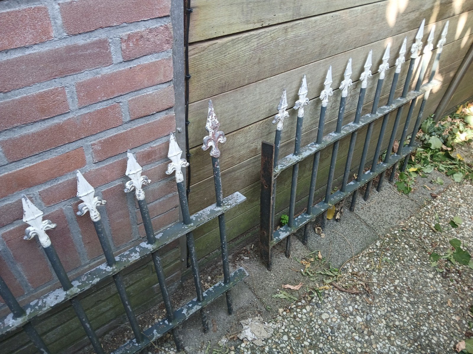 Decoratief ijzeren hekwerk - 2 delen, Ophalen, Gebruikt, IJzer, Sierhekwerk
