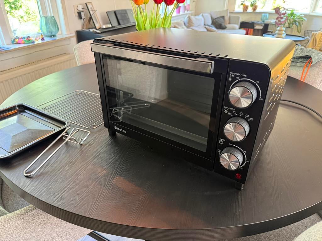 Mestic oven, Ophalen, Minder dan 45 cm, Hete lucht, Zo goed als nieuw