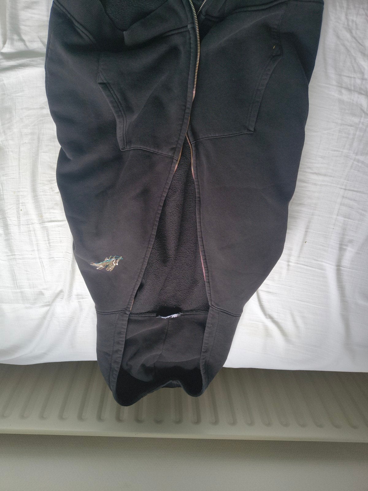 Stussy hoodie met rits en logo malions, Ophalen, Zwart, Stussy, Maat 56/58 (XL)