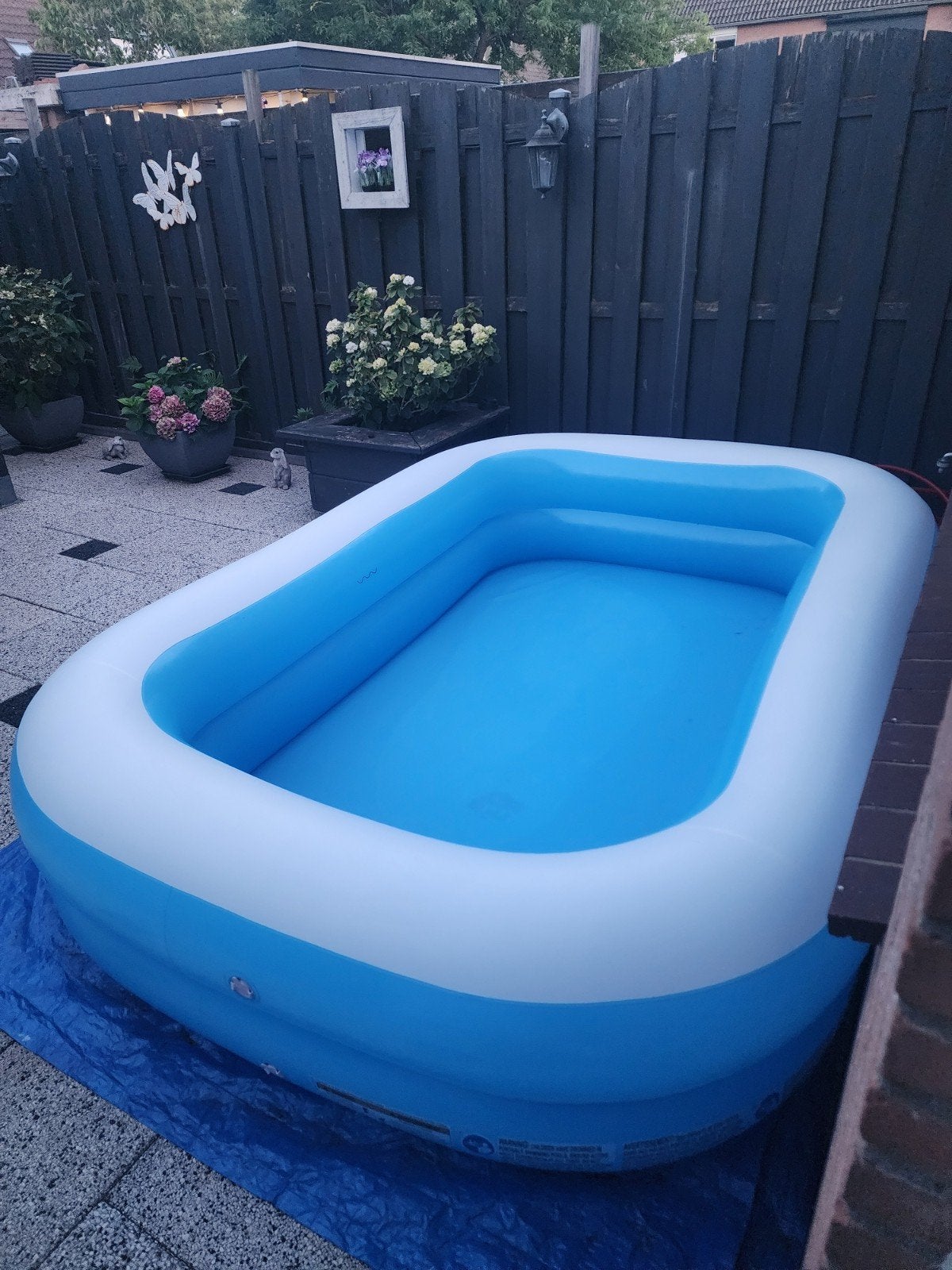 Bestway Opblaaszwembad 262x175x51 cm - Z.g.a.n., Tuin en Terras, Zwembaden, Ophalen, Opblaaszwembad, Zo goed als nieuw, 200 tot 400 cm