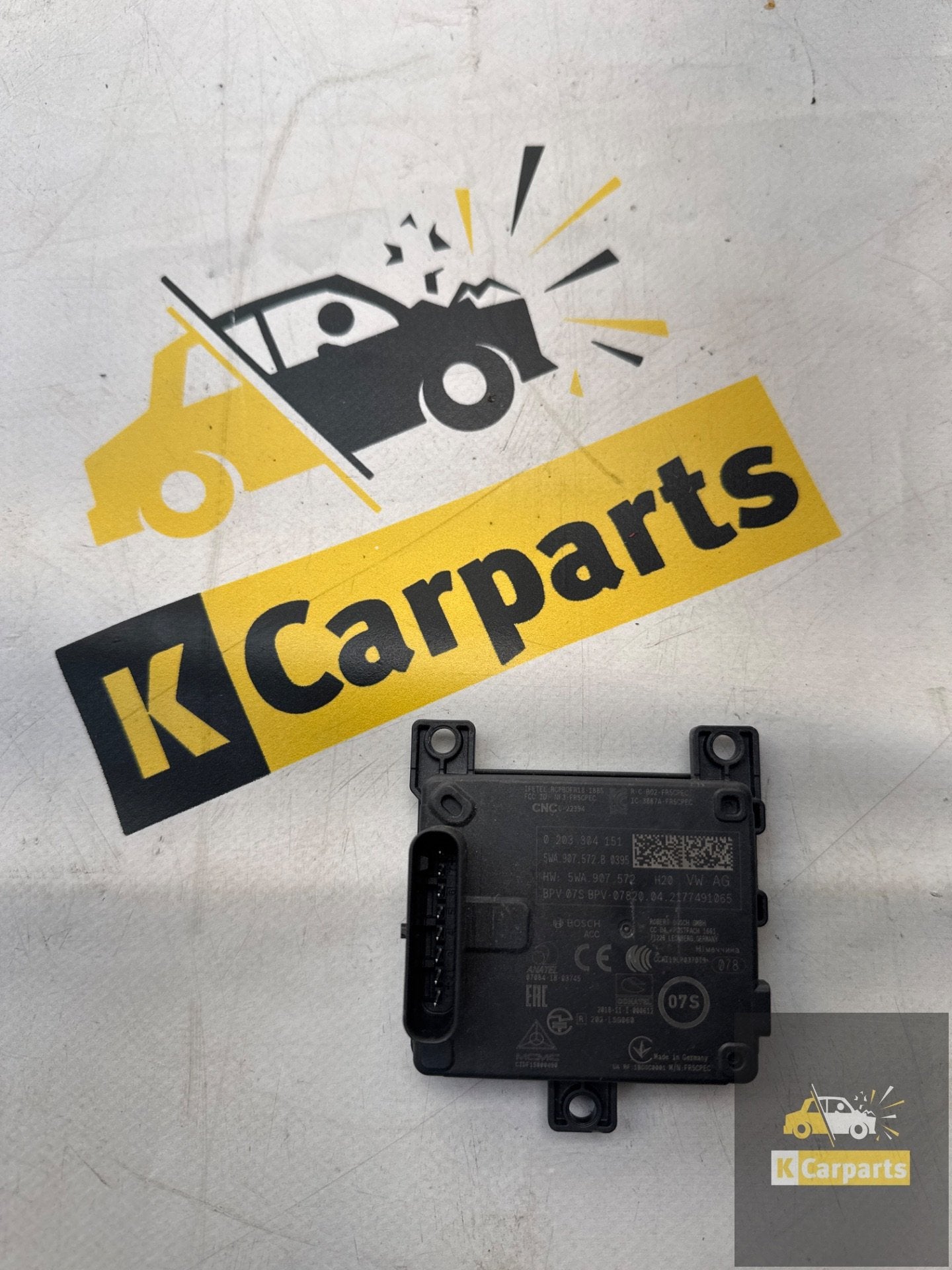 Radar Sensor ACC VW Golf 8 Audi A3 8Y Origineel 5WA907572B