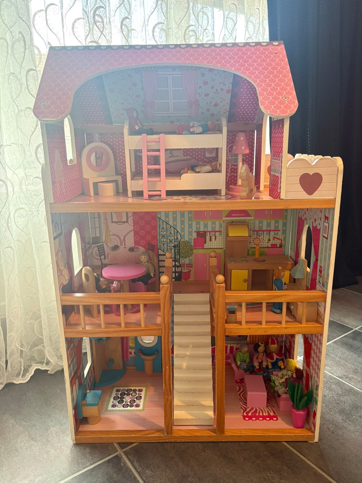 Bandits & Angels houten poppenhuis, Ophalen of Verzenden, Poppenhuis