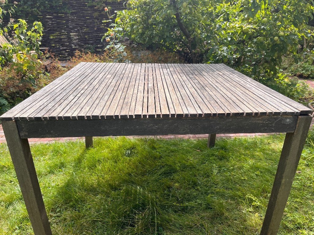 Tuintafel gratis af te halen, Tuin en Terras, Ophalen, Gebruikt, Rechthoekig, Hout